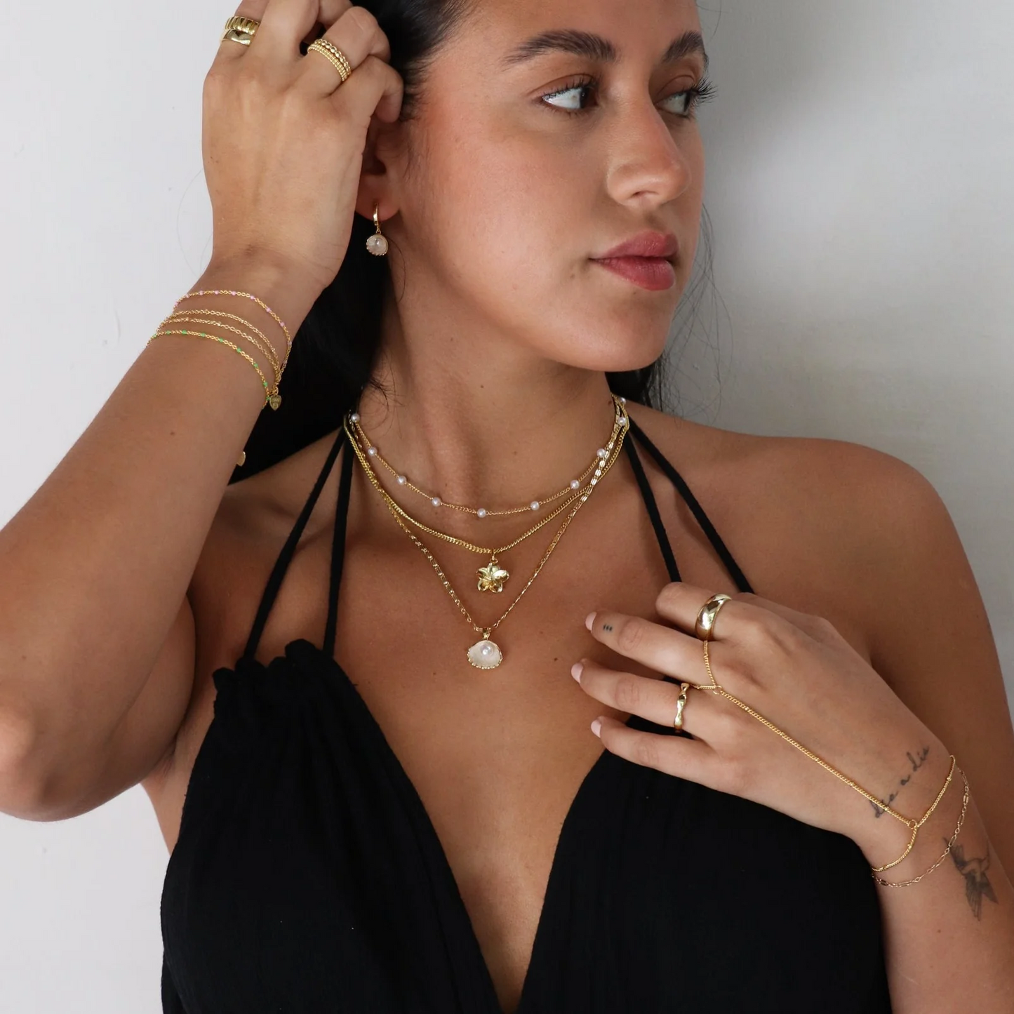 Corfu Hand Chain EVRY JEWELS