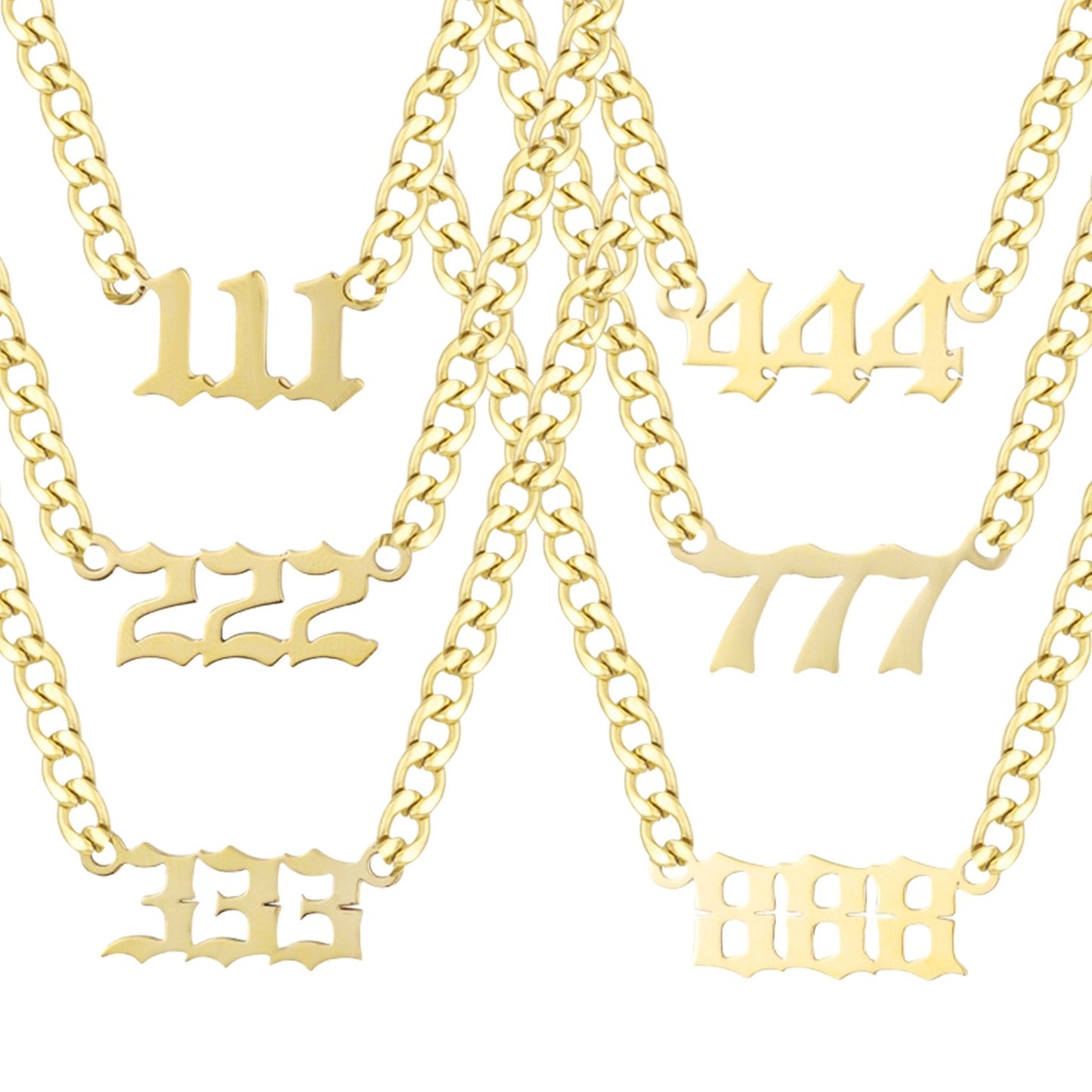 Angel Number Necklace My Store