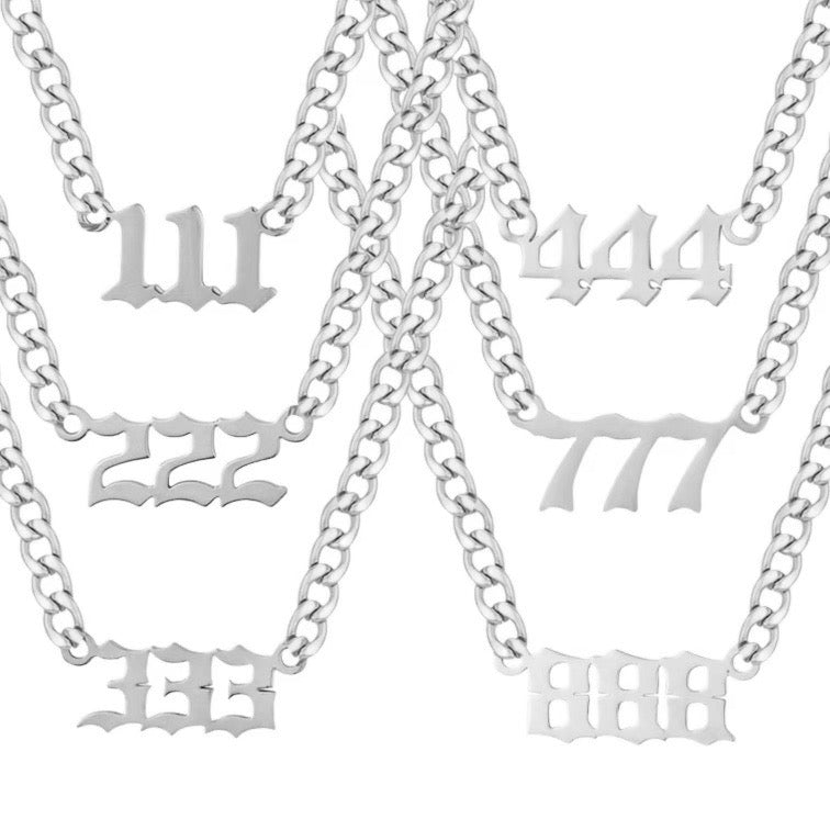 Angel Number Necklace My Store