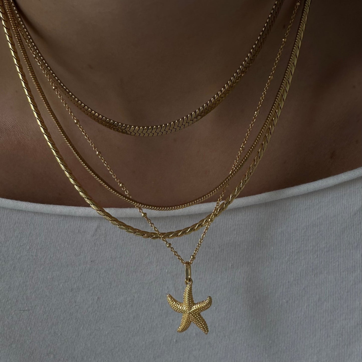Try it on Starfish Necklace My Store