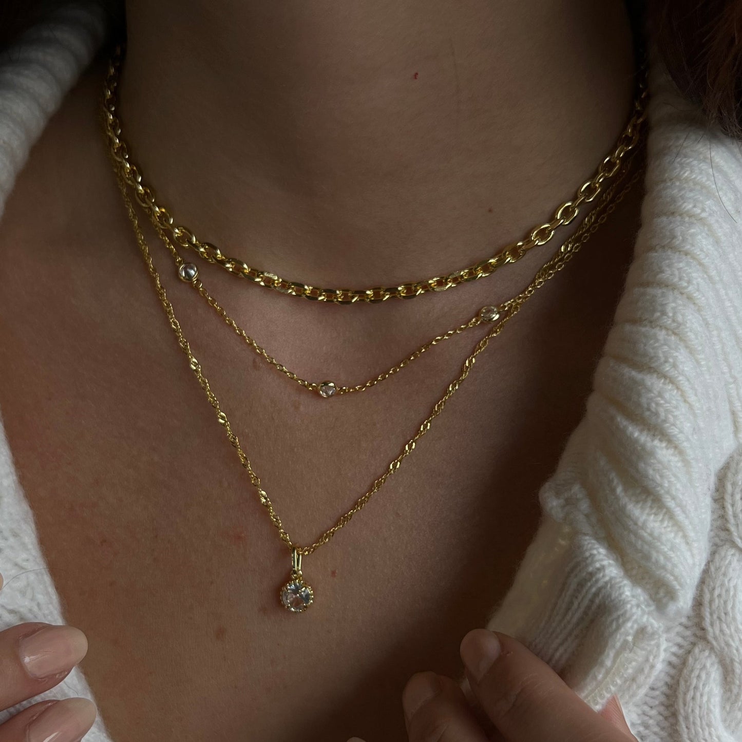 Try it on Starry Night Necklace My Store