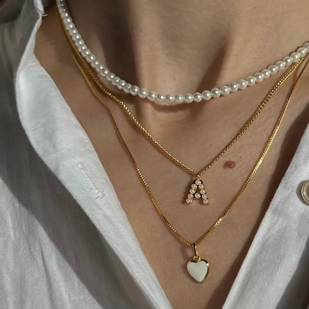 Try it on Girly Pearly Necklace My Store