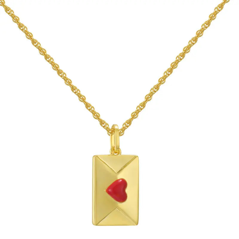 Try it on Sent With Love Necklace My Store