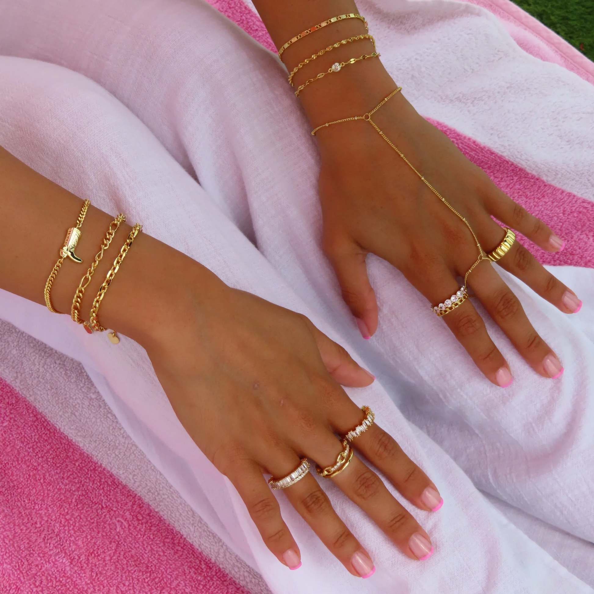 Corfu Hand Chain EVRY JEWELS
