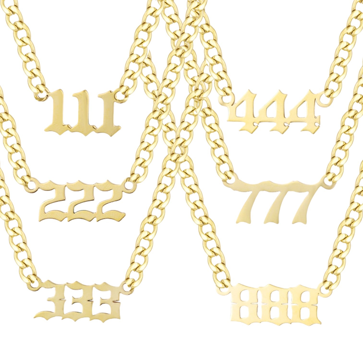 Angel Number Necklace My Store