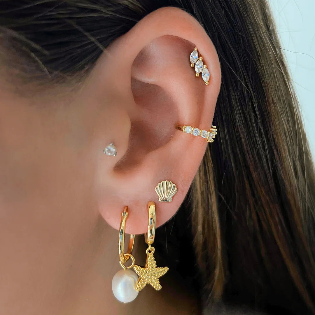 Seashell Earrings EVRY JEWELS