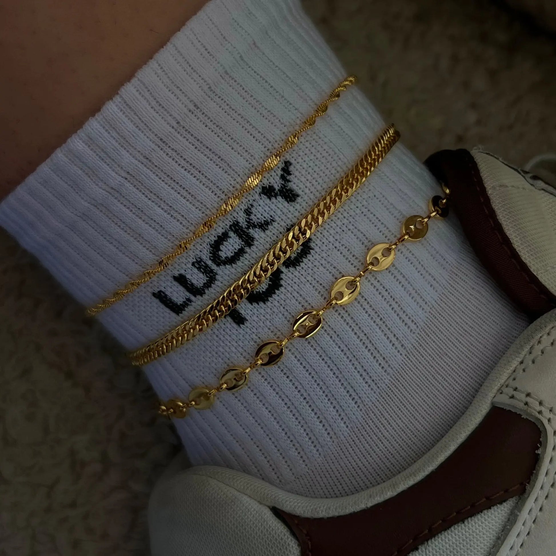 Don't Get It Twisted Anklet EVRY JEWELS