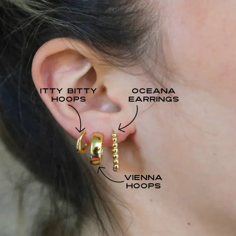Itty Bitty Hoops EVRY JEWELS