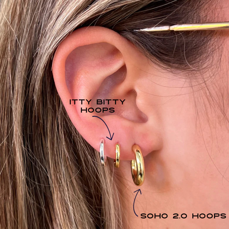 Itty Bitty Hoops EVRY JEWELS