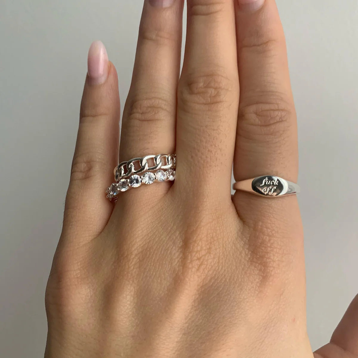 Leave Me Alone Ring EVRY JEWELS