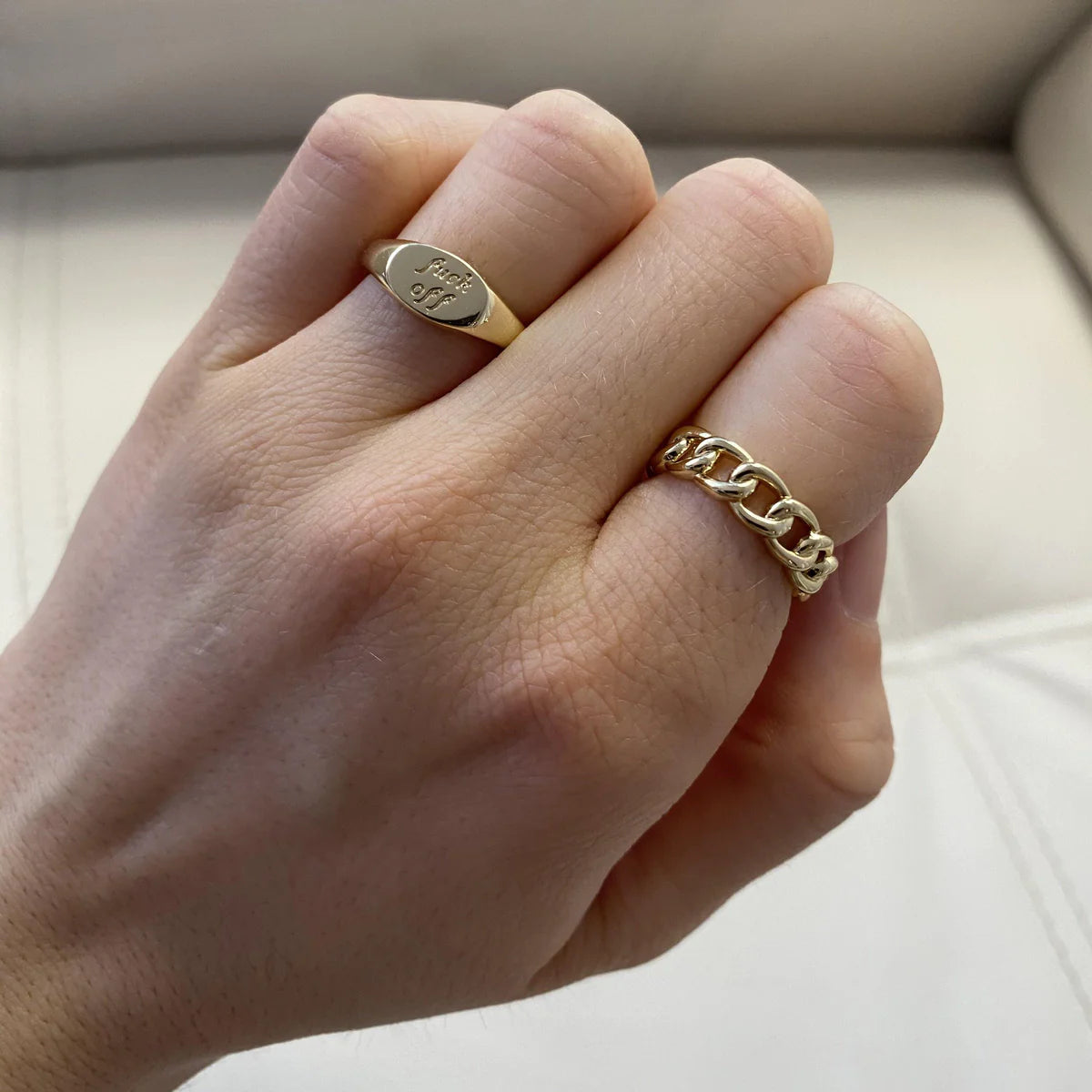 Leave Me Alone Ring EVRY JEWELS