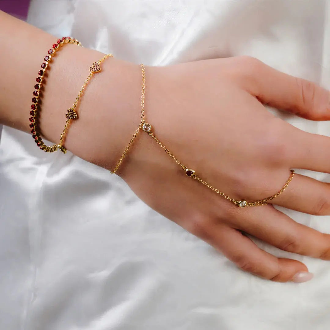 Love Language Hand Chain EVRY JEWELS