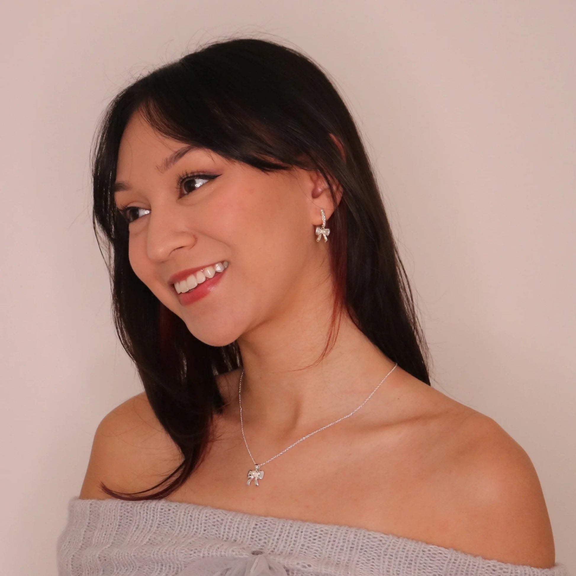 Put a Bow on It Necklace My Store