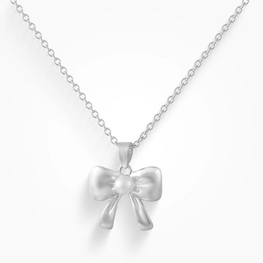 Put a Bow on It Necklace My Store