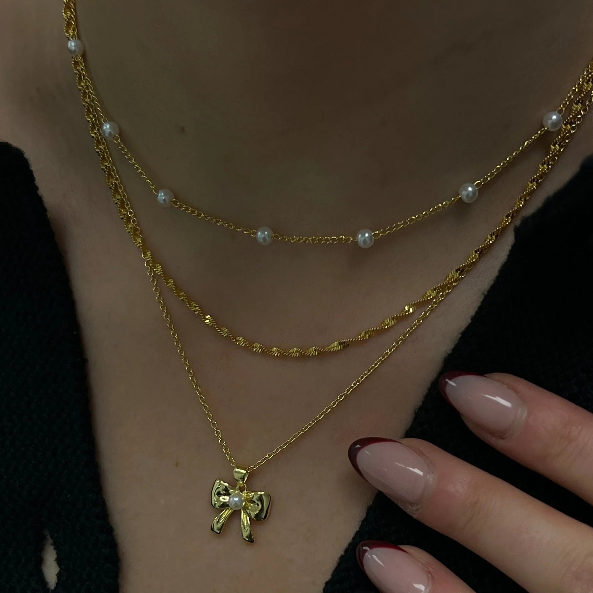 Put a Bow on It Necklace My Store