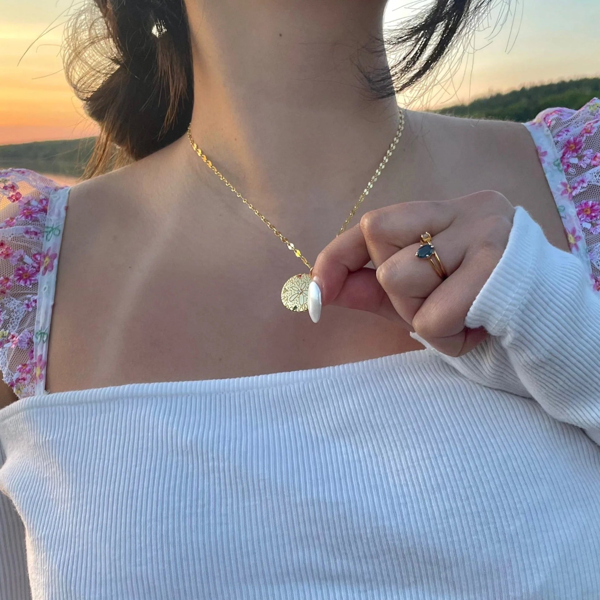 Sand Dollar Necklace My Store