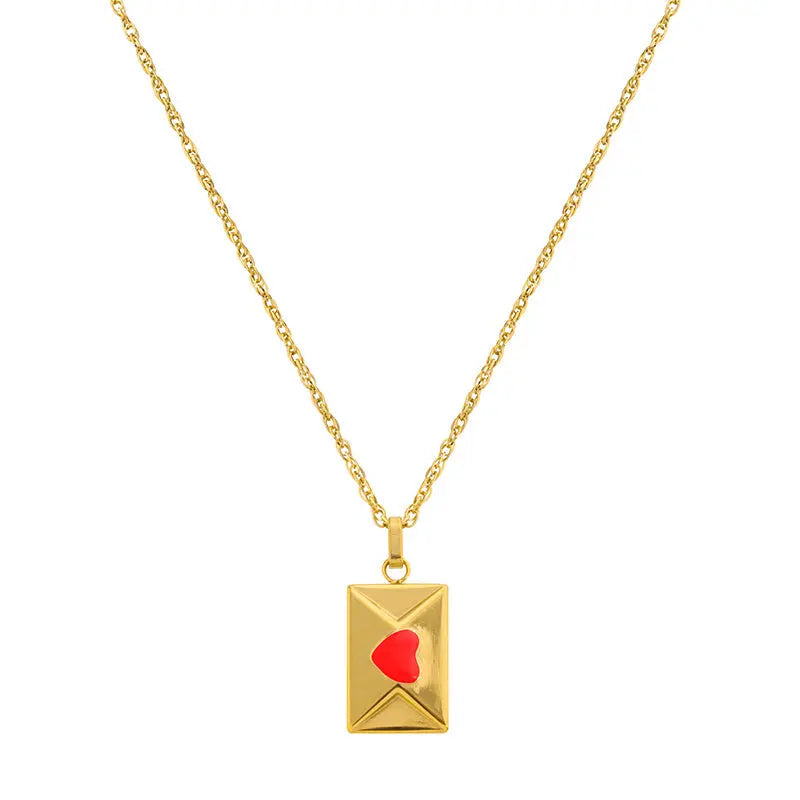 Try it on  Sent With Love Necklace My Store