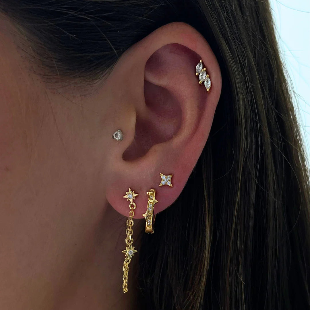 Shooting Star Earrings EVRY JEWELS