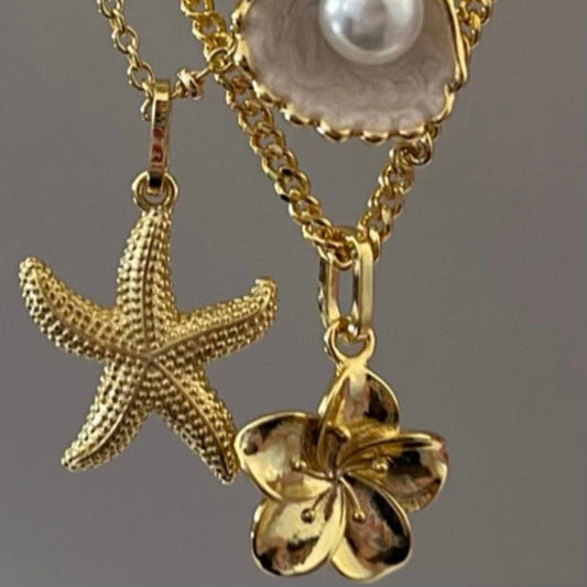 Try it on  Starfish Necklace My Store