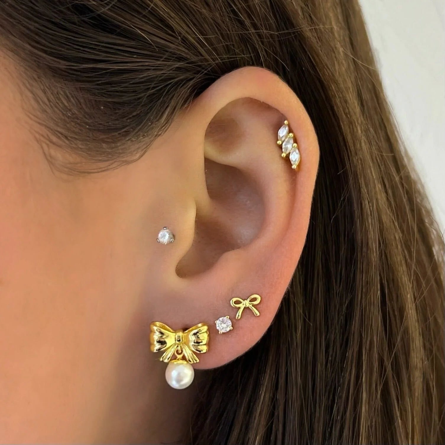 Take A Bow Earrings EVRY JEWELS