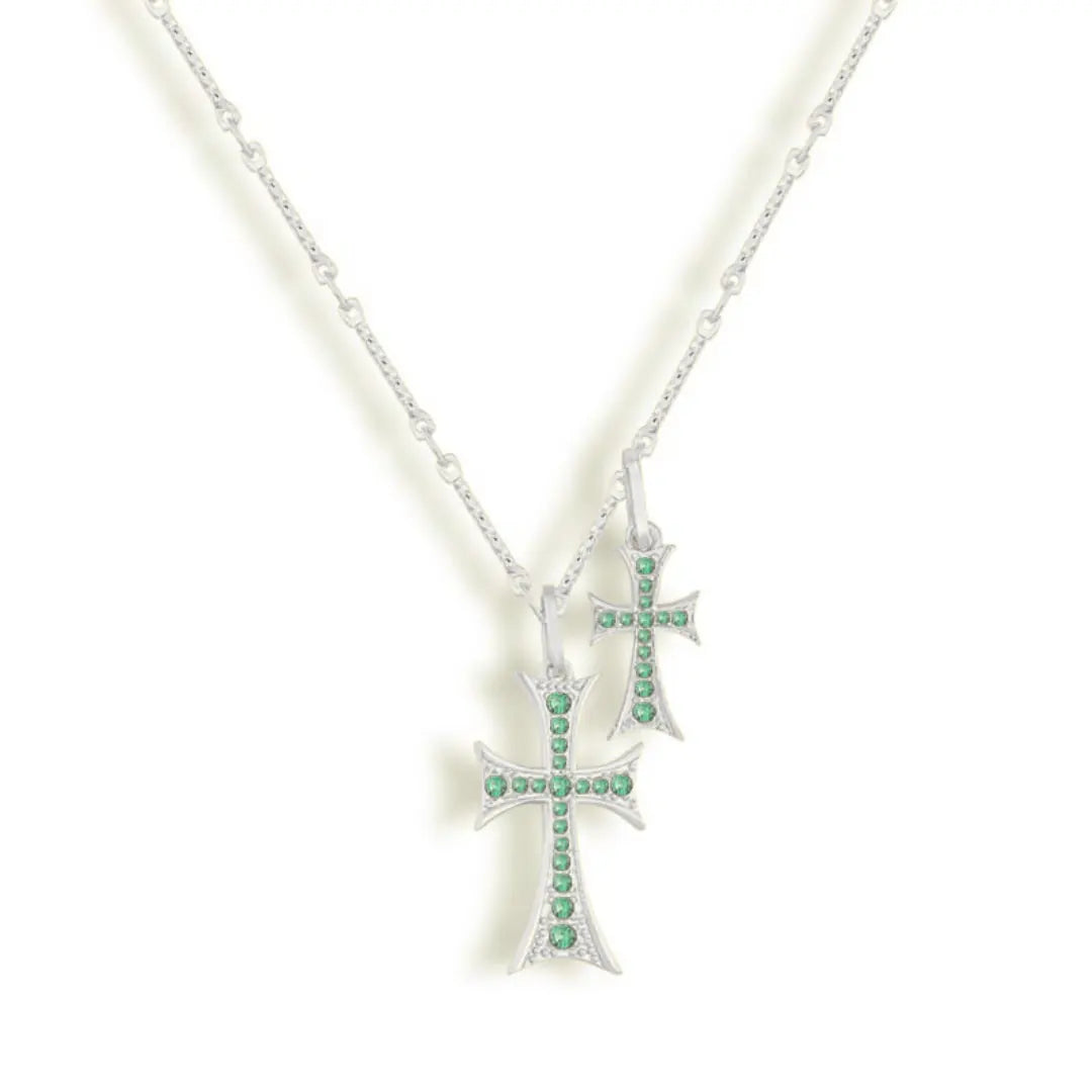 Double Cross Me Necklace My Store